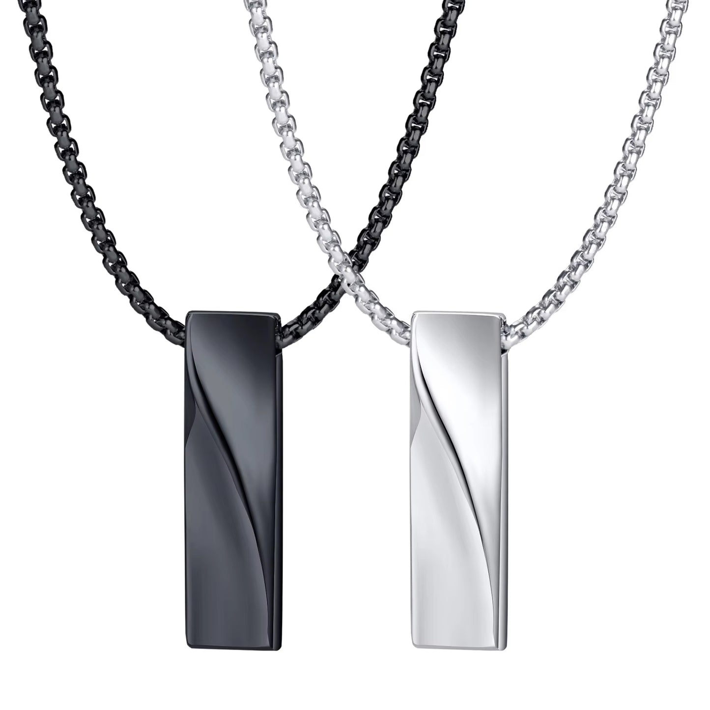 Sterling Essence Stainless Steel Long Chain Necklace