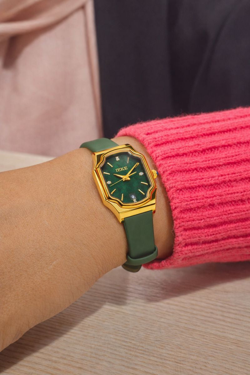 IEKE Green Aura Dial Watch