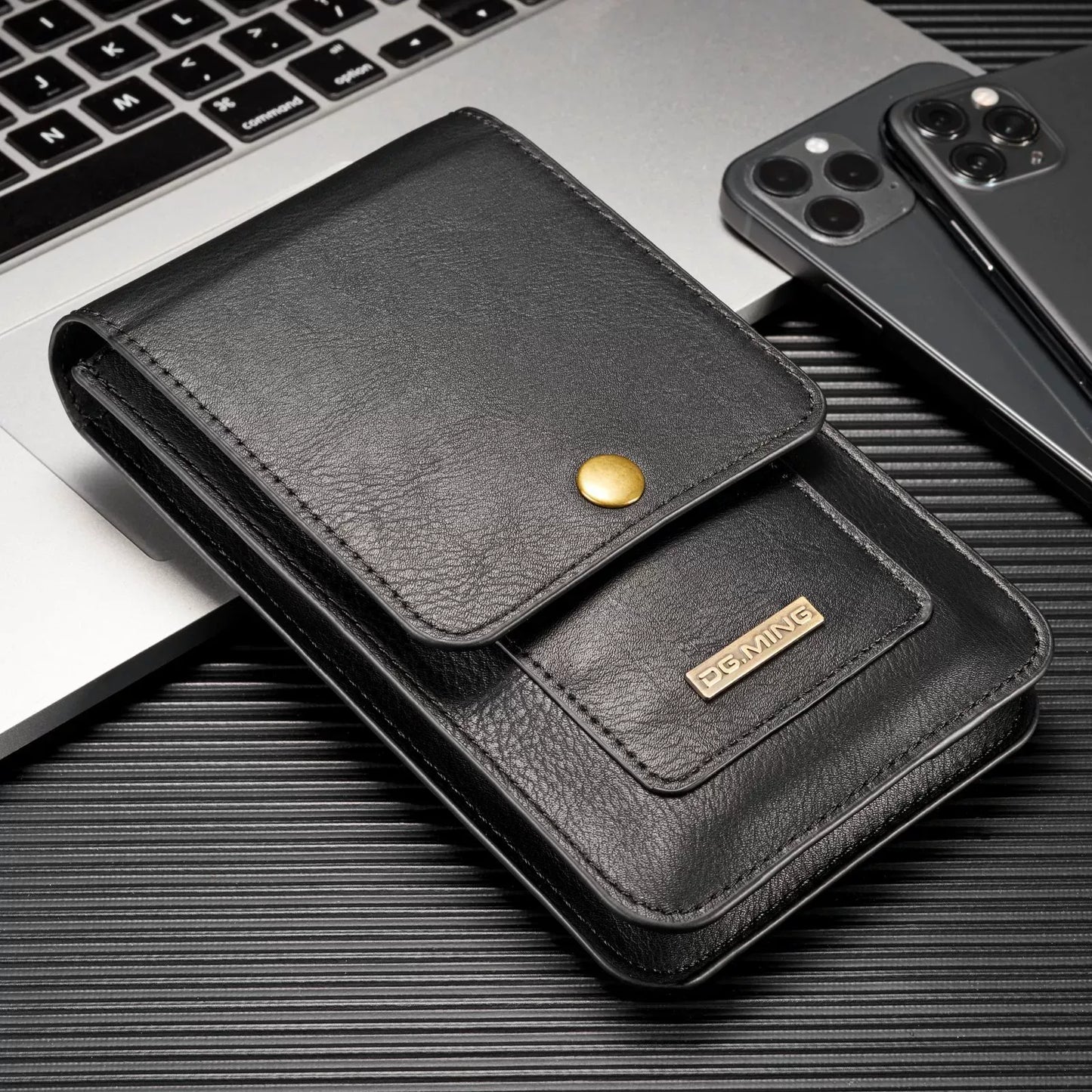 Men's Genuine Leather Retro Belt Bag