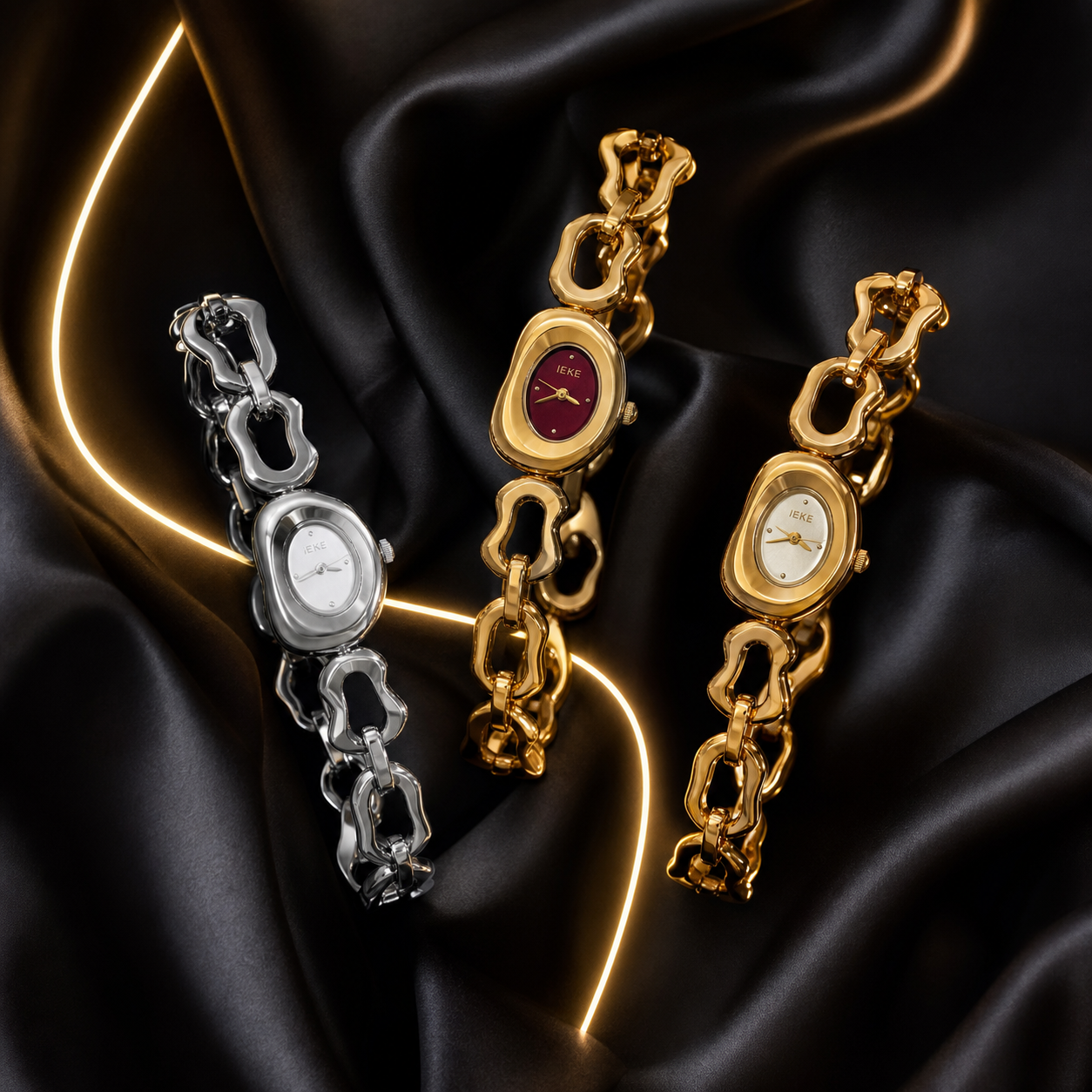 The Sculpted Link Watch