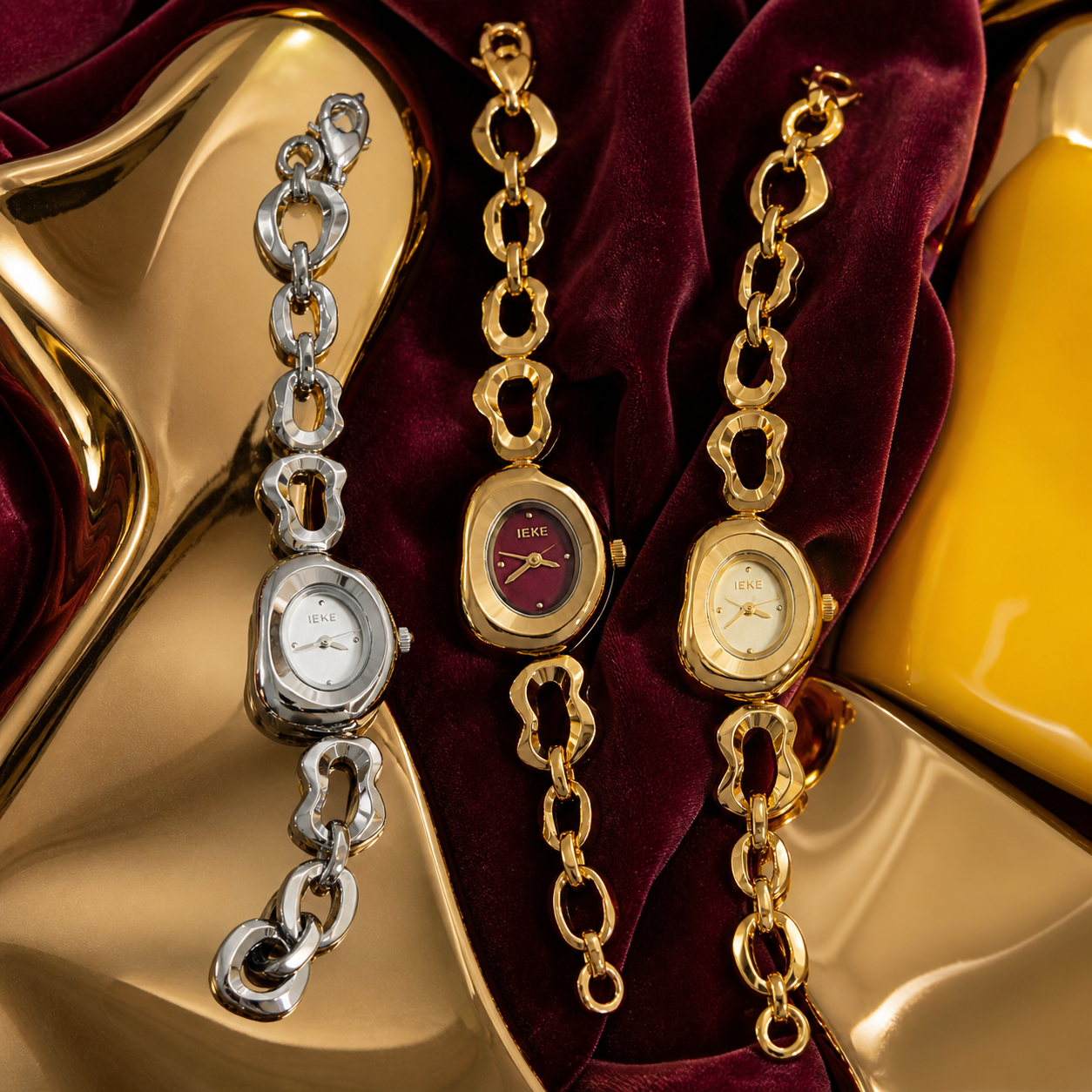 The Sculpted Link Watch