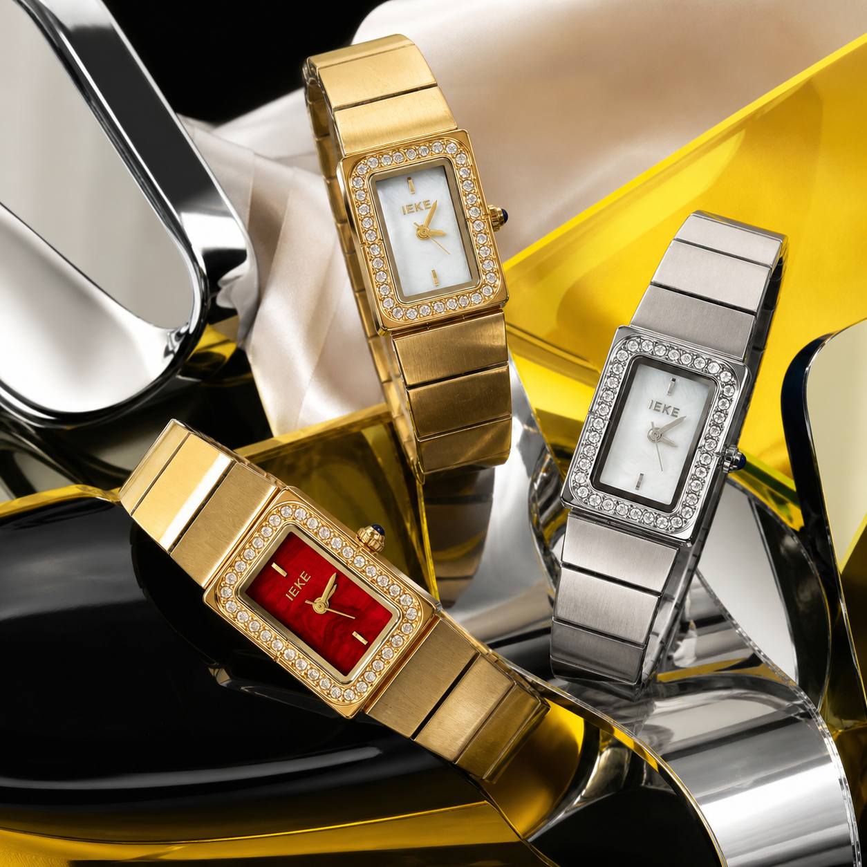 Aurelia Rectangular Bracelet Watch