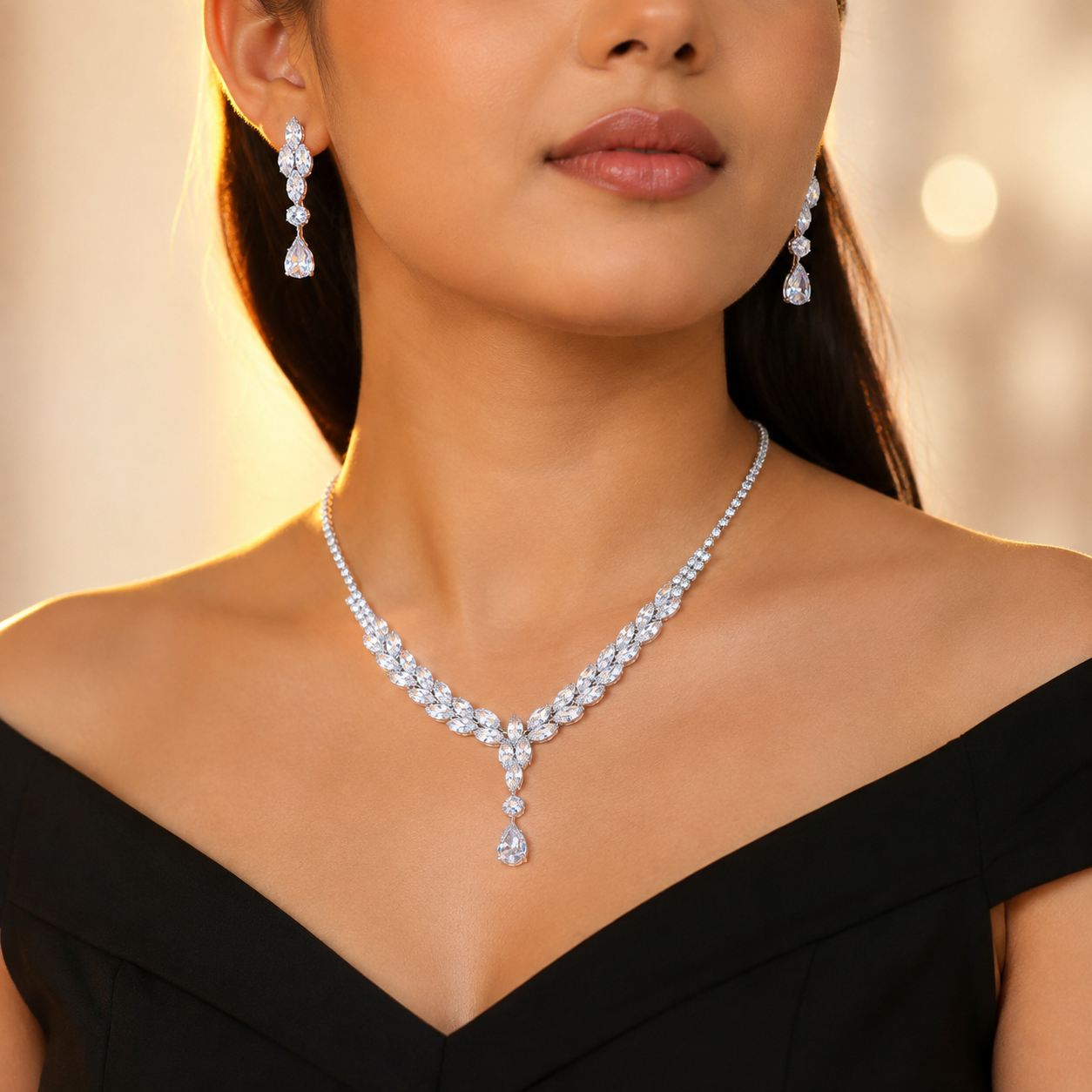 Celeste Cascade Jewelry Set