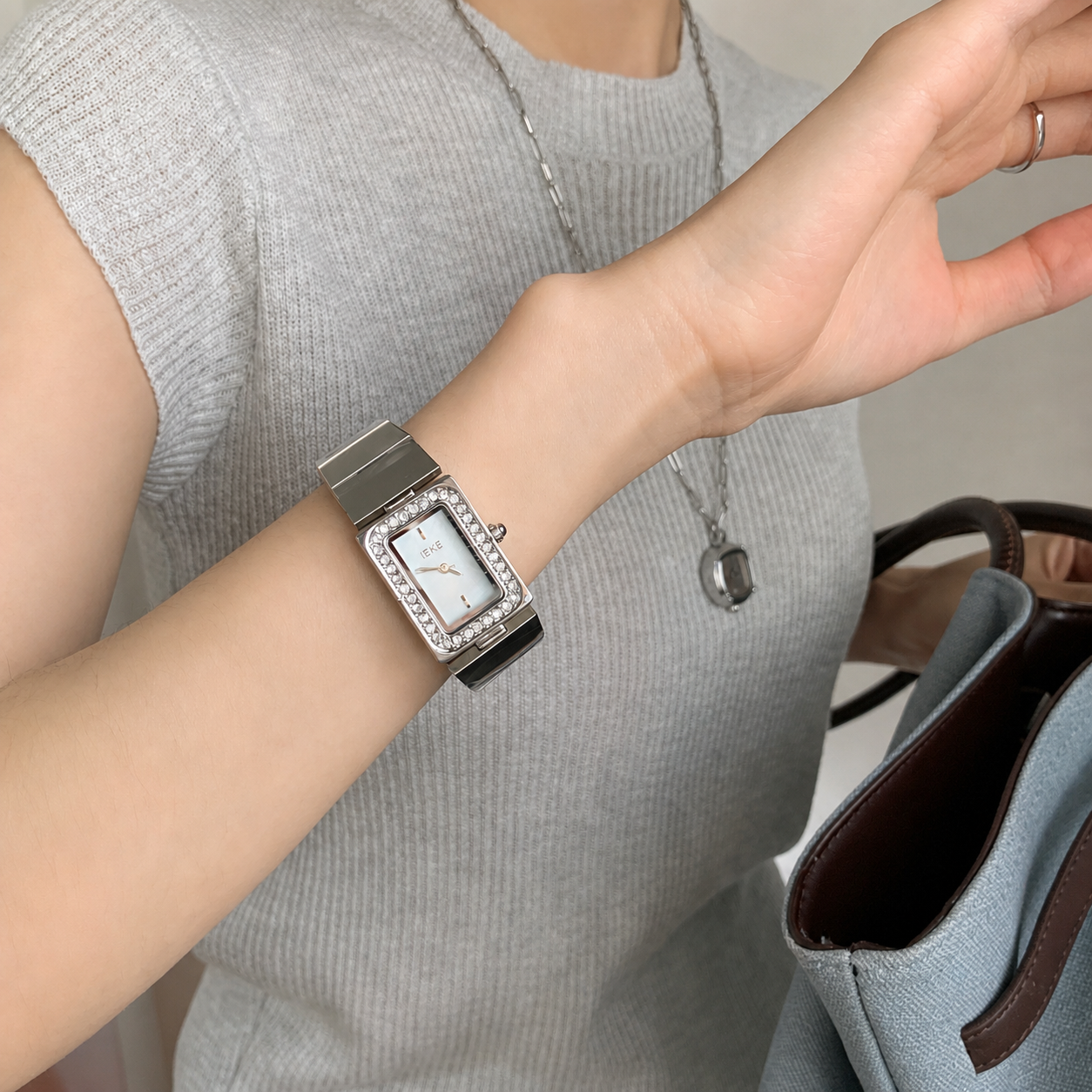 Aurelia Rectangular Bracelet Watch