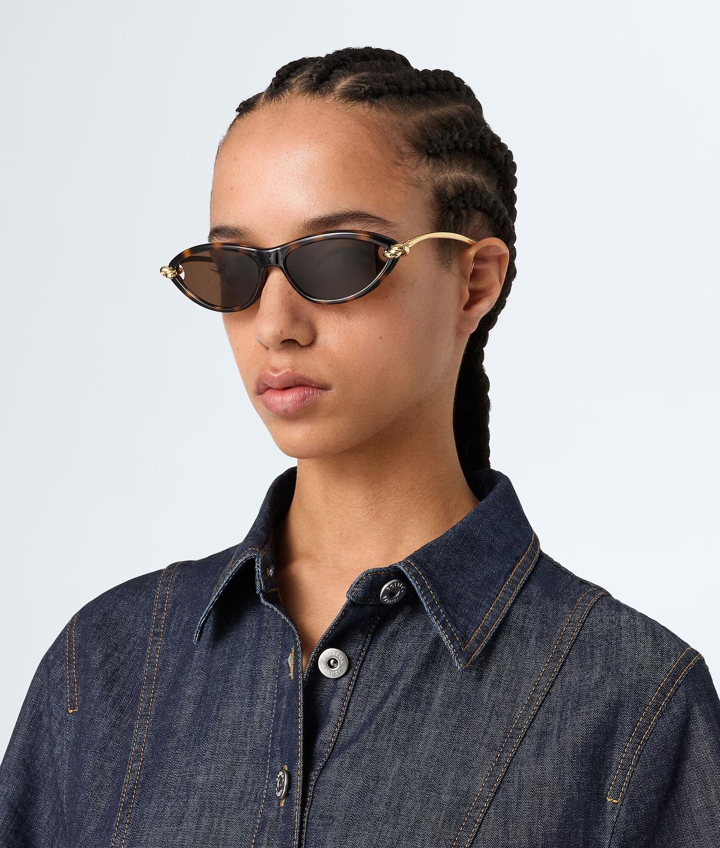 Knot Cat Eye Sunglasses || Bottega Veneta