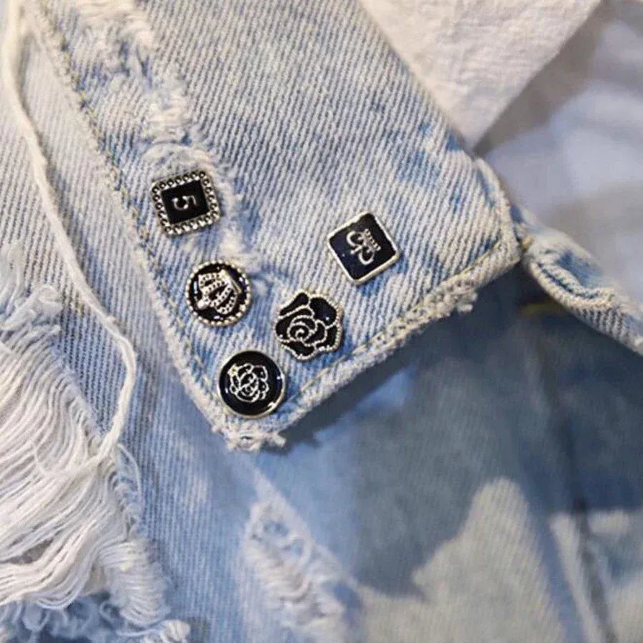 Dupatta & Hijab Pin Set | Button Brooch Safety Pins for Women’s Clothing