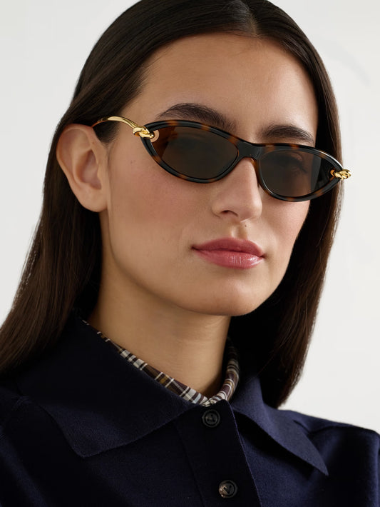 Knot Cat Eye Sunglasses || Bottega Veneta