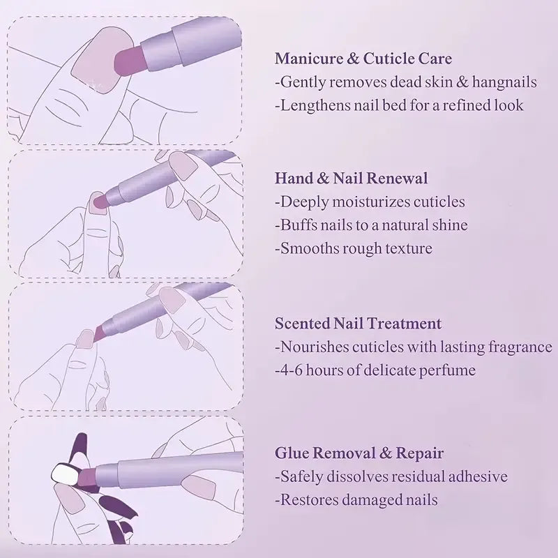 ( BUY 1 GET 1 ) 3-in-1 Nail Care Pen with Ceramic Tip