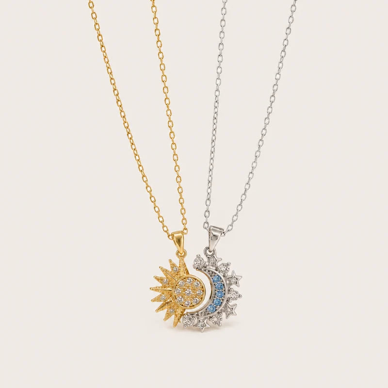 Selora Sun & Moon Necklace Set