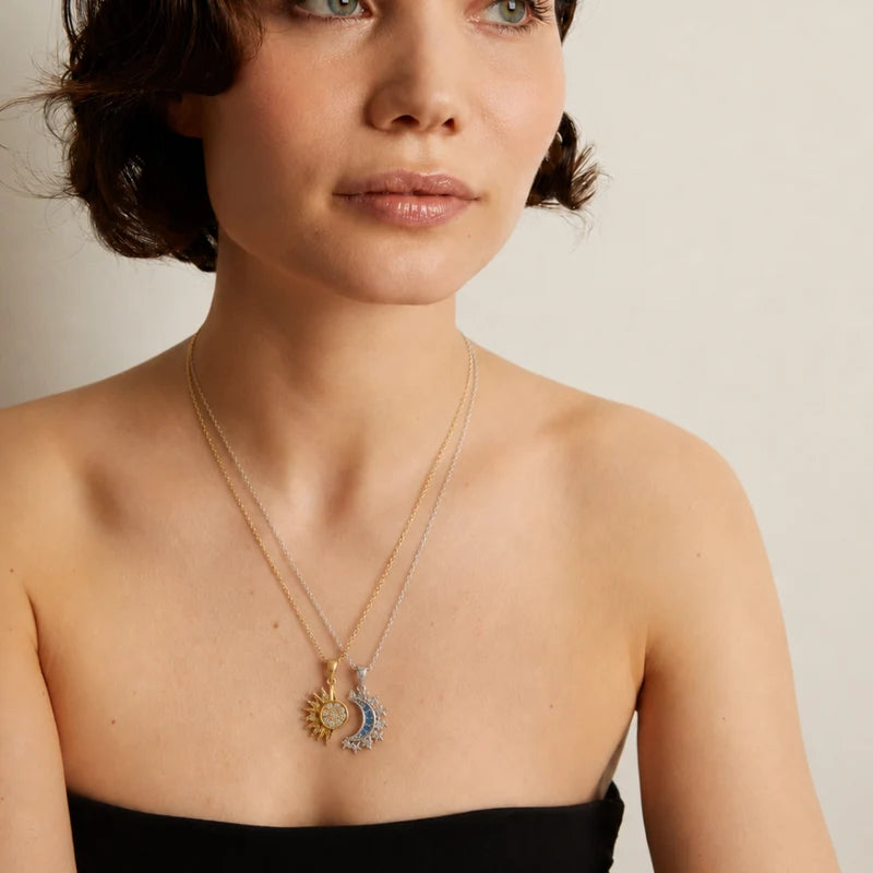 Selora Sun & Moon Necklace Set