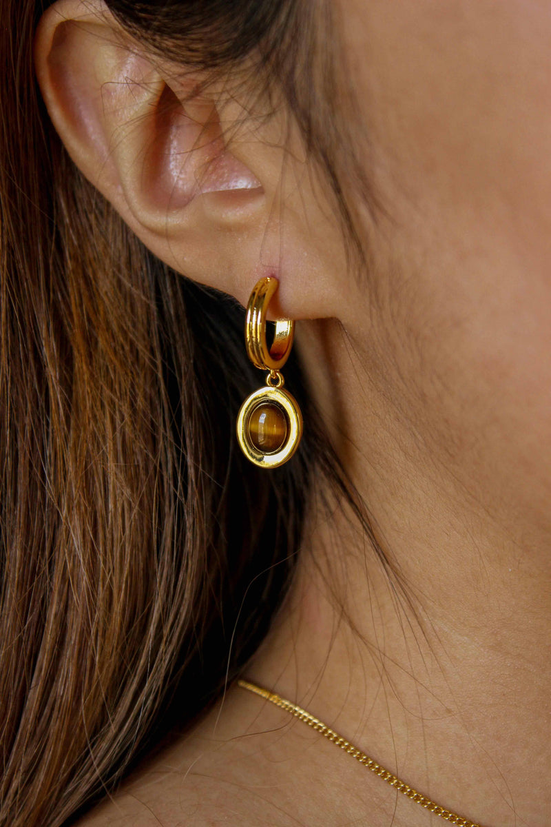 Bron Tiger's Eye Necklace set